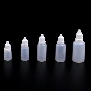 Vazio Líquido, Frascos conta-Gotas de Plástico Espremer Suco de Olho Reutilizável DIY Recipiente E1YF