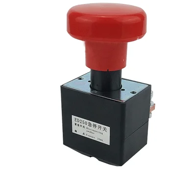 ZJK250 Série 250A 80 Volts IP50 Impermeável de Emergência Interruptor de Botão de pressão