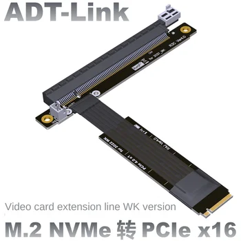 2018 Nova Placa Gráfica Cabo de Extensão M2 M. 2 x1 Um cartão N cartão Cheio Velocidade Compatível Com USB não ADT-LINK