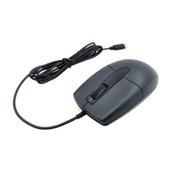 USB Tipo C Mouse com Fio USB C Gaming Mouse 1000DPI Design Ergonômico e Confortável Aderência