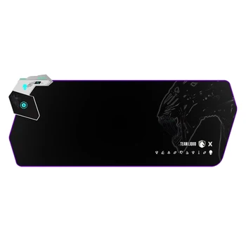 A Alienware Carregamento sem Fio Mouse Pad 45W Carregamento Rápido PD Carga RGB Luminosa Banda de Expansão USB