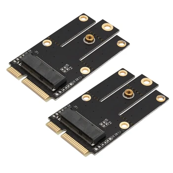 2X M. 2 NGFF Para Mini PCI-E Conversor Adaptador Para M. 2 Wifi Wlan Bluetooth Cartão de AX200 9260 8265 8260 Para o Portátil