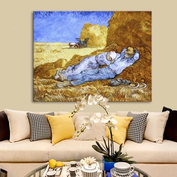Feito à mão Reprodução Resto Da Obra de Vincent Van Gogh Pintura a Óleo Sobre Tela,Arte de Parede,Imagem Para Sala de estar,Decoração Home