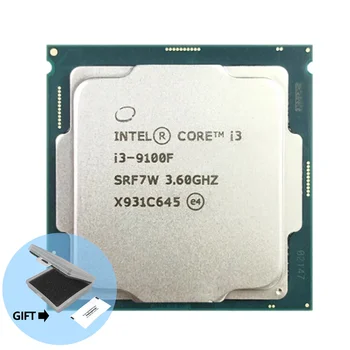 Intel Core i3-9100F i3 9100F 3.6 GHz SRF7W /SRF6N Quad-Core, Quad-Thread da CPU 65W 6M ProcessorLGA 1151