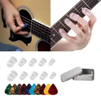 10pcs Guitarra Celulóide Pega Sortidas Misto, Colorido Pega Incluem