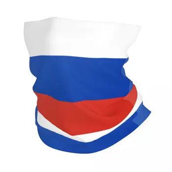 A rússia Bandeira Lenço de Pescoço Tampa Impresso russo Enrole o Lenço Multi-uso Balaclava Esportes ao ar livre para Homens Mulheres Adultos Lavável