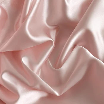 Chiffon Branco Esticar Tecido De Seda-Como O Cetim Preto Interior Forrado De Tecido De Organza Laço