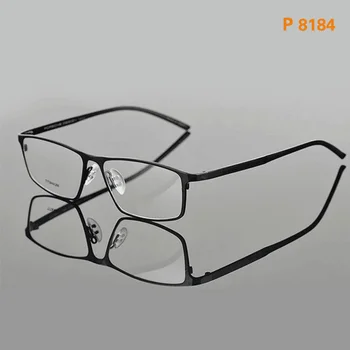 High-end de Óculos, míope Óculos, os Homens de Ultra-leve, Titânio Puro, Completo-Óculos de armação, P8184 Sobrancelha linha de Óculos Esportivos