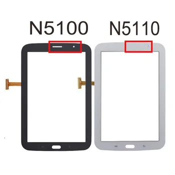 AAA+ Teste de 100% Para Samsung Galaxy Note 8.0 N5100 N5110 GT-N5100 GT-N5110 Digitador da Tela de Toque de Vidro Substituição do Sensor