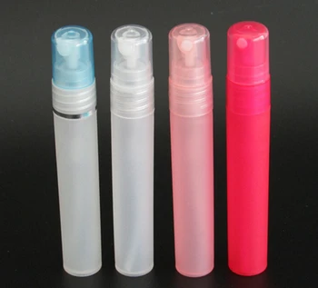 7ml portátil de plástico vazio de perfume vaporizador, perfume caneta frasco de spray, para cosméticos finalidade 500pcs
