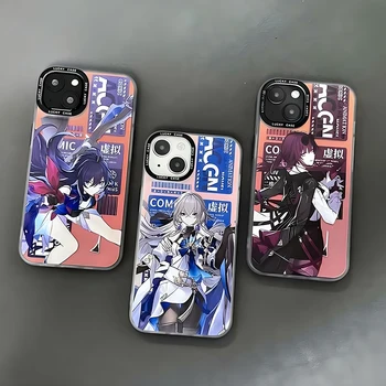 Kafka Honkai Estrelas Ferroviário Jogo de Vídeo Anime Menina IMD Caso de Telefone para o Iphone 15 14 13 12 11 Pro Max XS X XR Moda de Novos Produtos