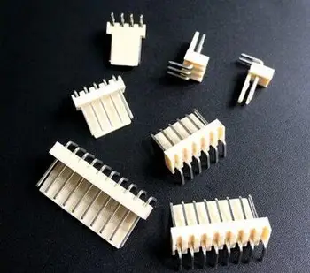 KF2510 2/3/4/5/6/7/8/9/10 Pin de 2,54 mm Pitch Ângulo Direito de Pinos Macho Cabeçalho Conector Conectores de Pino Adaptador Resistor