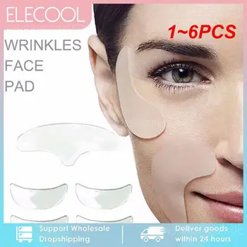 1~6PCS Testa Linha a Remoção do Patch de Gel Anti-Rugas da Testa Patch de Olho Máscara Firmadora Levantar a Máscara de Adesivos Anti-envelhecimento da Pele do Rosto